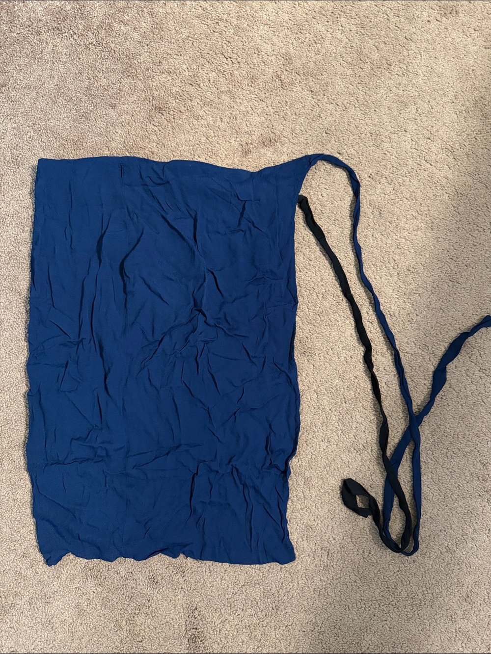 Reformation wrap around tie skirt Royal Blue